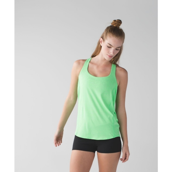 Lululemon Wild TankHeathered Pistachio / Floral Sport White Multi Size 2 - Picture 9 of 11